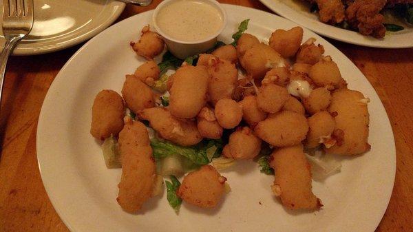 Cheese curds ($9.99)