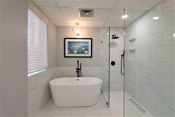 Modern Walk in Shower