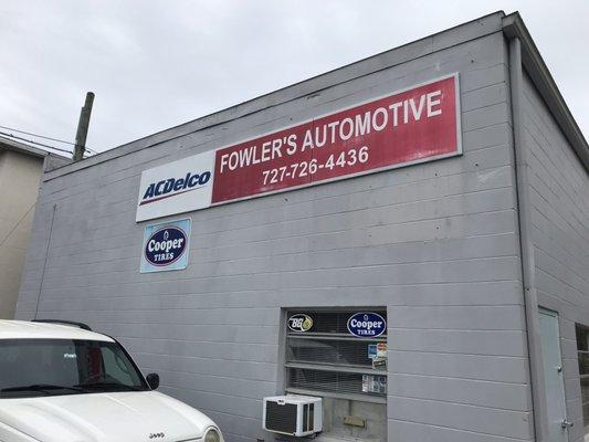 Fowler Automotive is located on SR 590 just east of McMullen Booth.