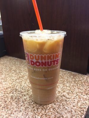 Large iced coffee