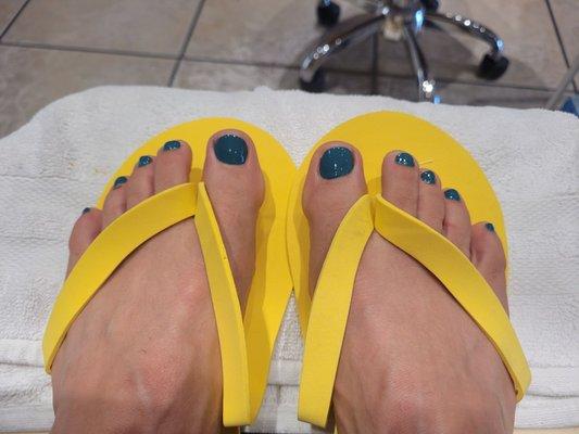 Toe nails!