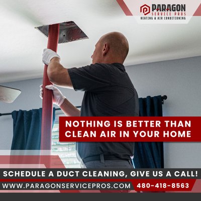 No one likes breathing in dust that's coming out of their air vents...  Rely on Paragon Service Pros to clean them out in no time!  Aro