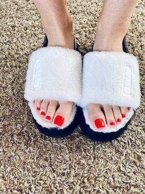 Gel pedicure from Fancy Nails & Spa