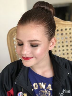 Dance recital makeup