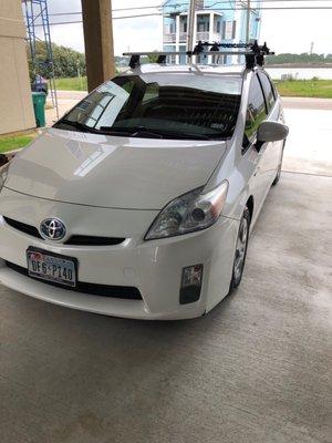 Shiny clean car