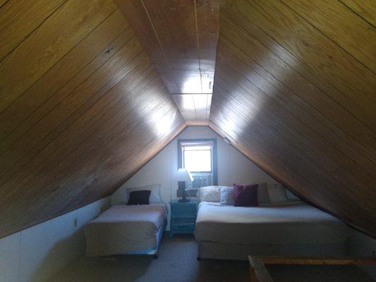 Loft Bedroom Cabin At the Beach https://theamericanahotel.com/properties/cabin-at-the-beach/