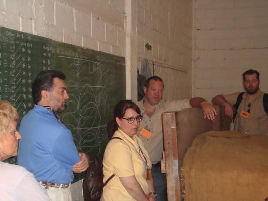 J Paul Tucker visits Christopher Mey at the Rocky Patel Premium Cigar factory in El Paraiso, Honduras.