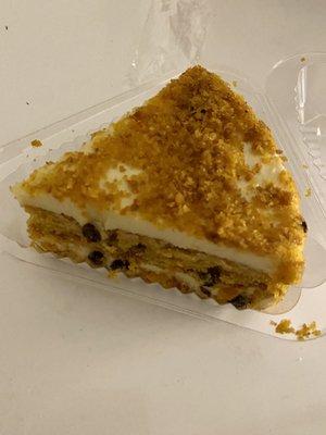 Layered Carrot Cake Slice