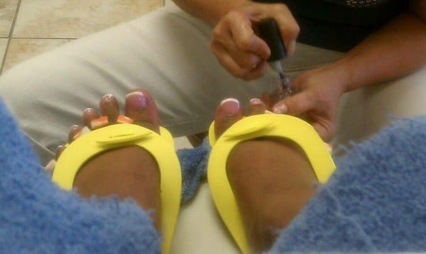 Best pedi ever!