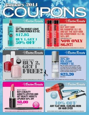 January 2014 Coupons