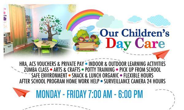 Our children's day care.