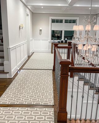 Upper hall perfection featuring Chelsea in Smoke from @jmishmillsllc.
Designed by @sarahblank_interiordesign