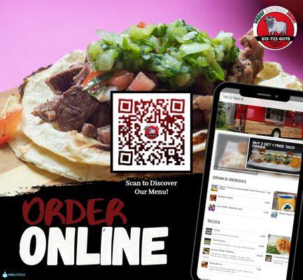 Order Online  https://bit.ly/tacotruckmenu