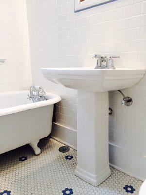 Bathroom Renovation with subway tile