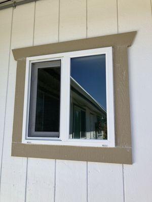 The installed windows look great.