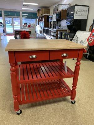 Give your kitchen a little extra counter space and storage.