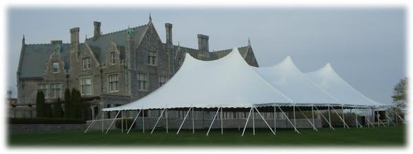 60'x100' tent at the Branford House in Groton, CT