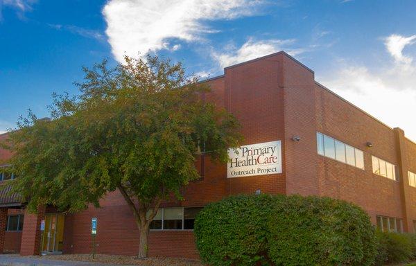 University Ave location houses medical and dental clinics, as well as homeless support services, HIV care & testing clinic, and a pharmacy.