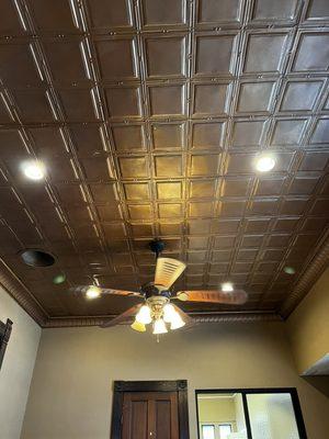 Custom ceilings with Fan