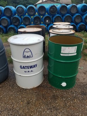 55 gallon Metal Drums Closed top and/or Open tops