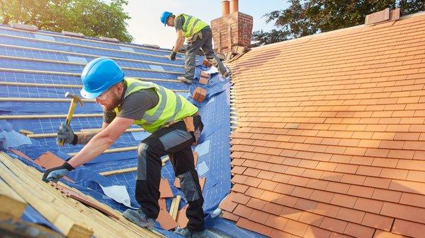 Roof tarping available for storm damaged homes.