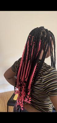 Kids Feed-in box braids.