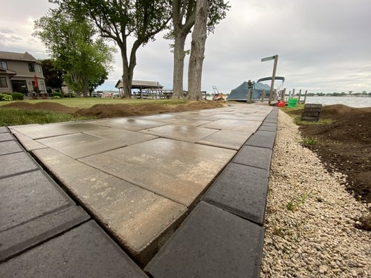 Paver walkway