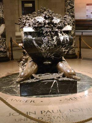 Crypt of John Paul Jones at the U.S. Naval Academy in Annapolis, Md