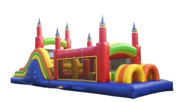 40ft long obstacle course great for parties and events