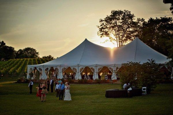 Reception at the Beach venue