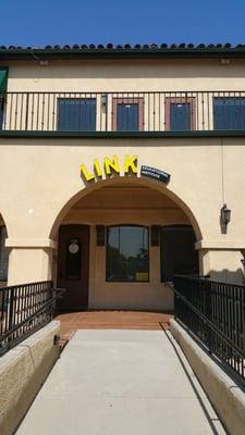 Front Door and Sign