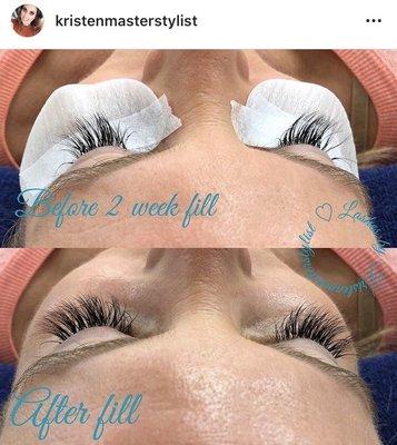 Lash fill by Kristen G