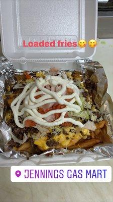 loaded beef fries