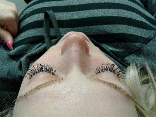 Classic eyelash extensions