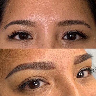 ombre brows