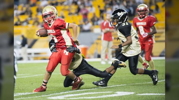 PHMFA Jalen Hood Schifino with Noel Roach @ Heinz Field