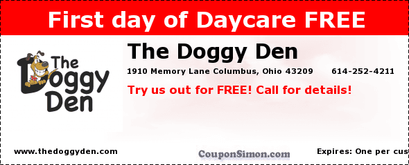 First Day of Daycare FREE! Mention this ad when you call!