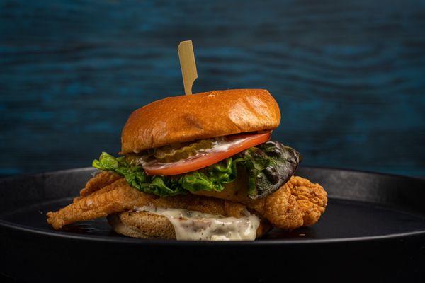 Fried Catfish Burger