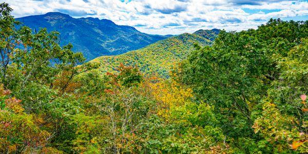 Blue Ridge Mountains--photo by J.M.Davidson/Orchard Hill Media