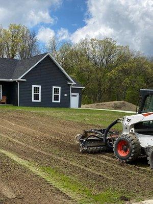 grading, land leveling, land clearing