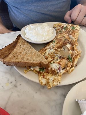 Egg white omelette