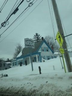 Town Of Randolph -- ENTERING RANDOLPH Sign from Route 28