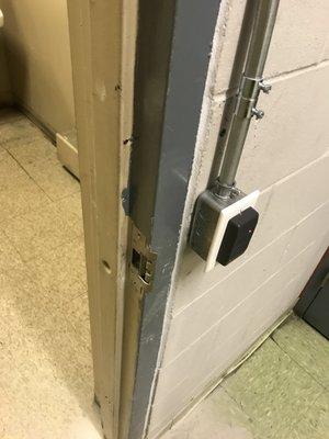 Single door Access control system Installed