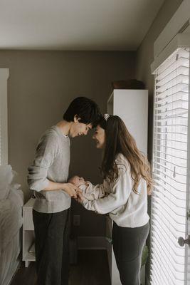 In-home newborn session