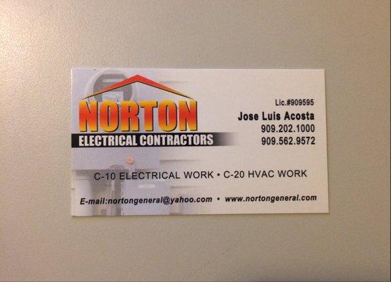 Norton Heating A/c and Electrical