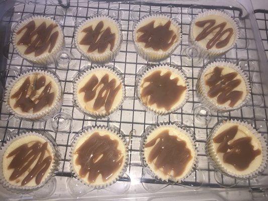 Caramel Cheesecake Cupcakes