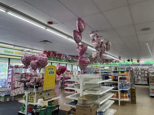 Valentine balloon heaven! $1.50 each.