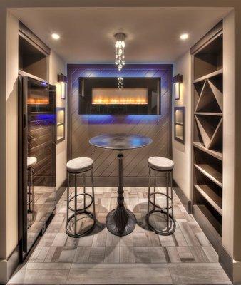 Wine nook Willis Custom Homes