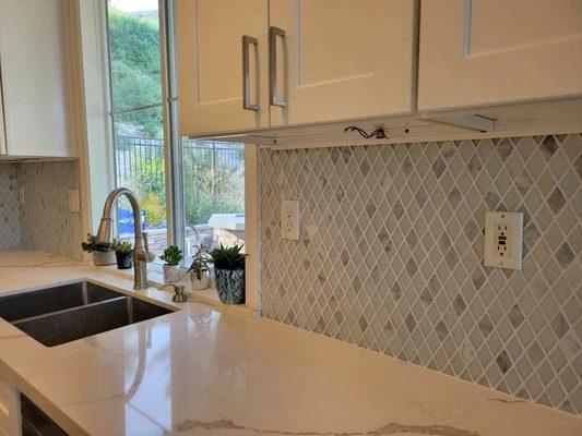 backsplash installation