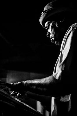 Percy "Keys" Dixon - Underground Wonder Bar - 7-12-2014 - Kaliceo (aka Kaliq Woods) and the Afro Jazz Connection